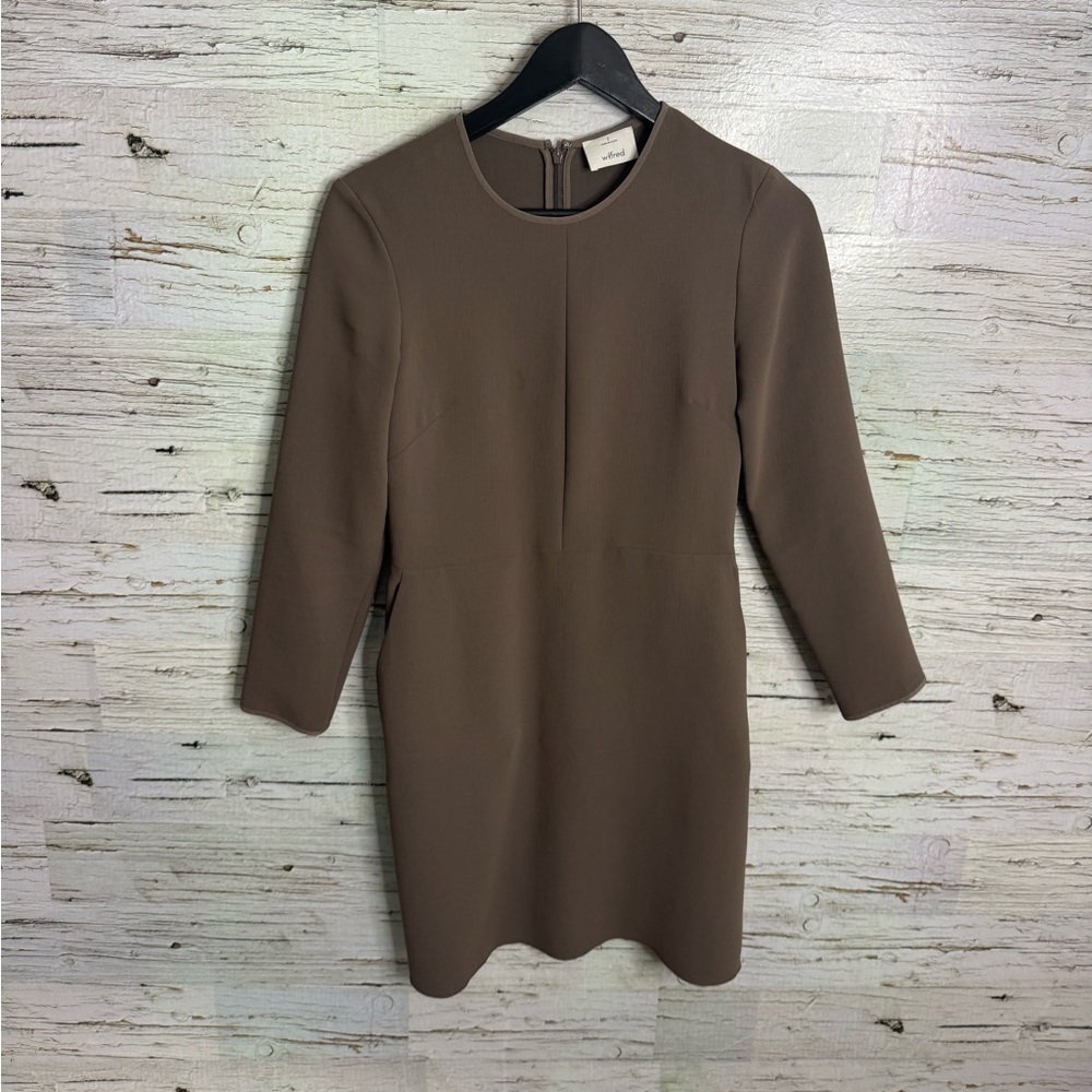 Aritzia Wilfred Vilard dress size 2 brown